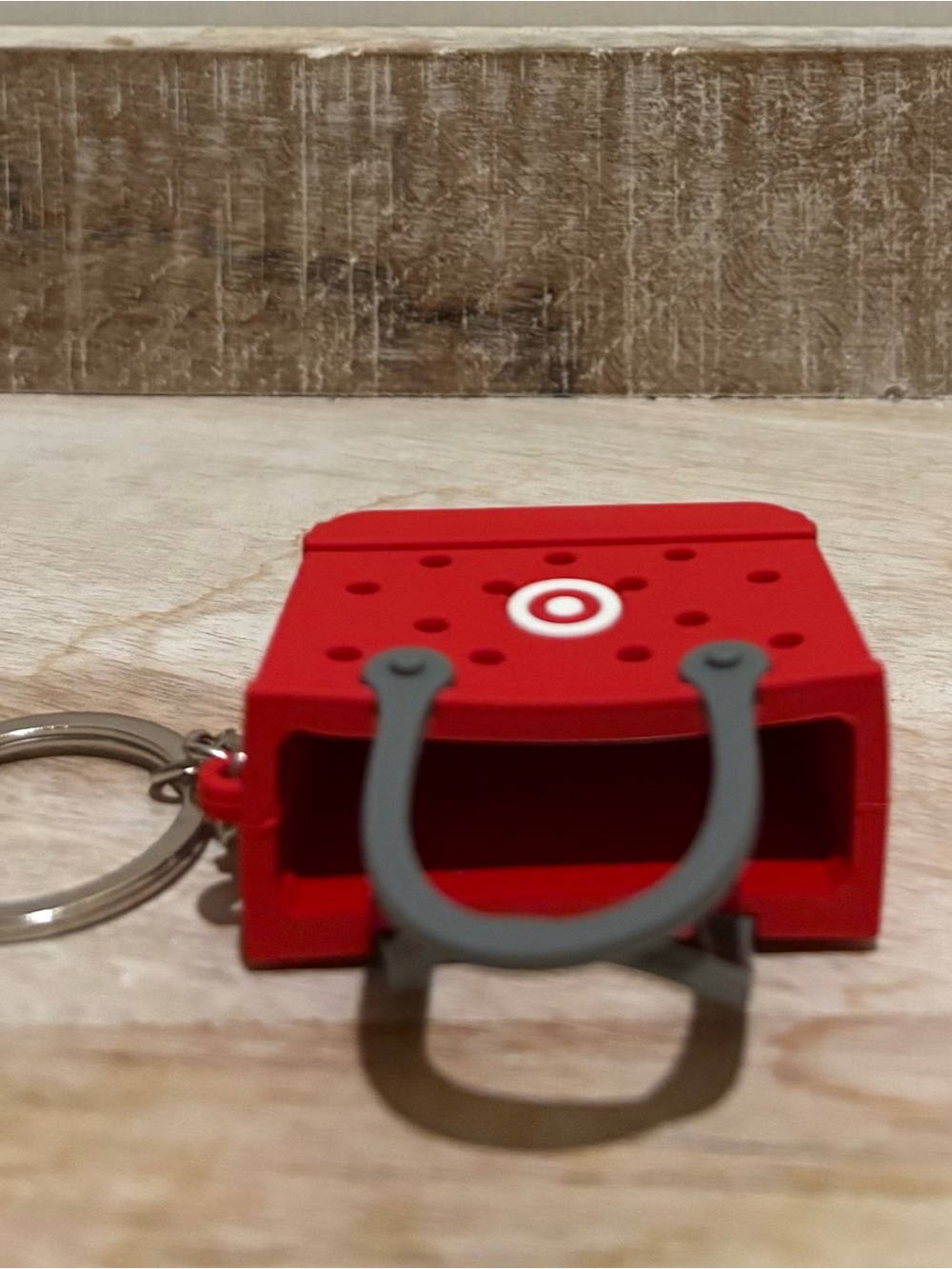 Target Red Mini Tote Keychain - Picture 2 of 3